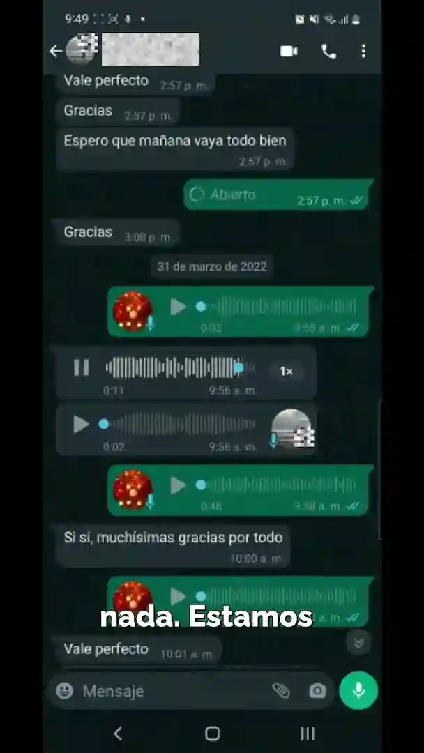 Experiencia de Claudia
