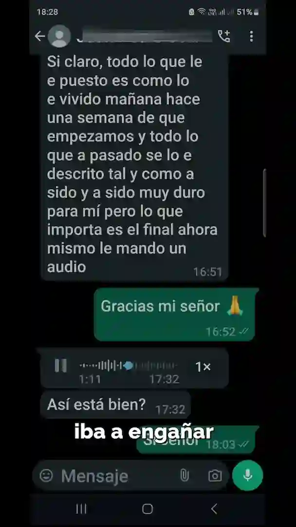 Experiencia de Juan