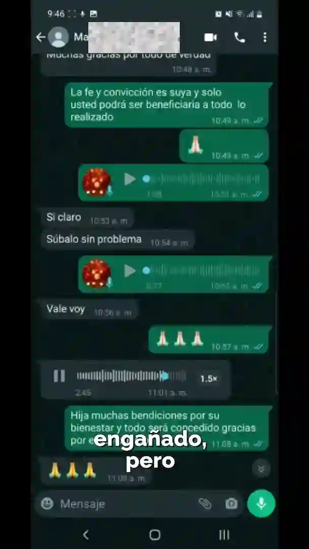 Experiencia de maria